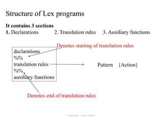 Lexical analysis - Compiler Design | PDF