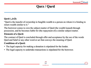 Qard Unit 1 (loan in islam) | PPTX