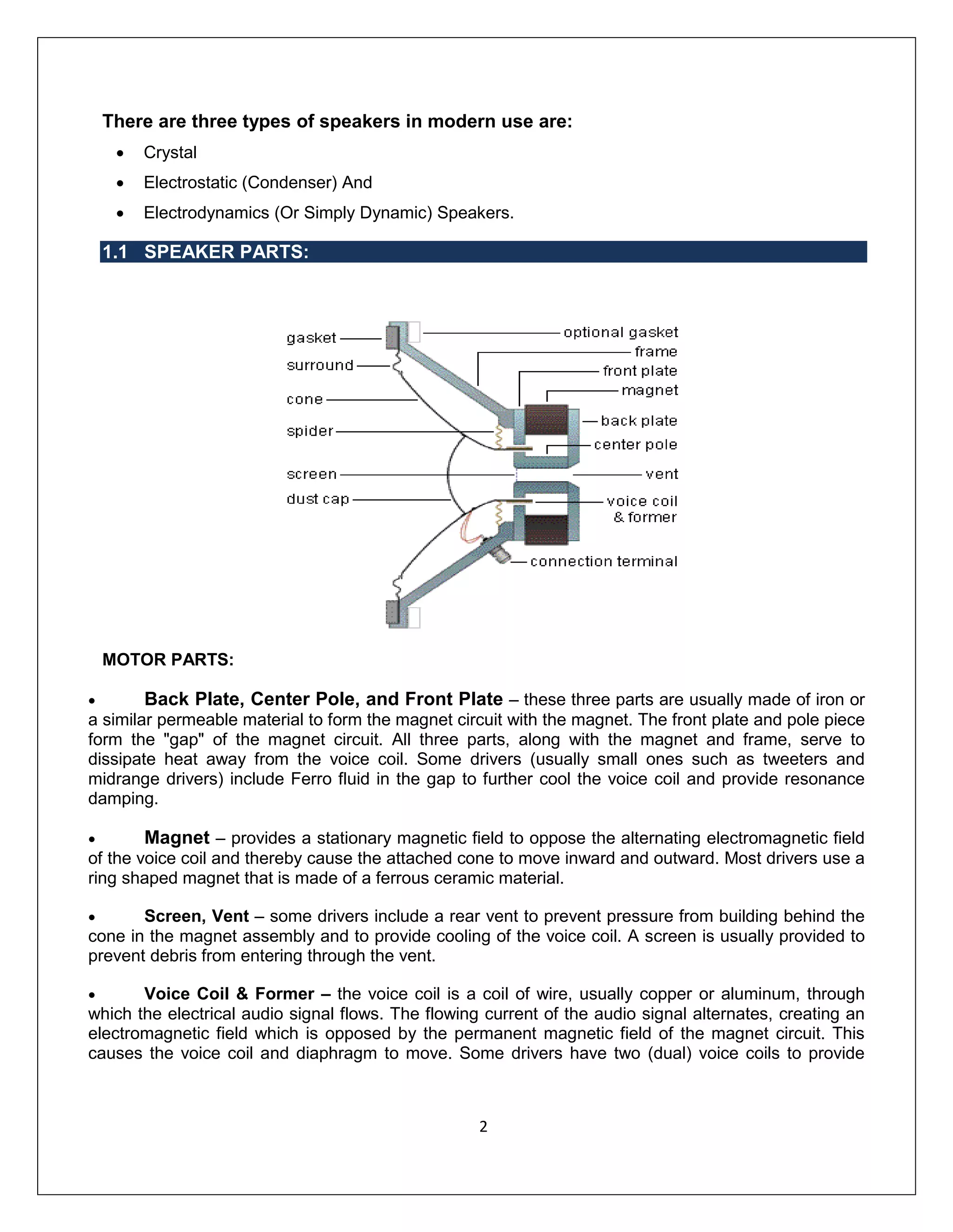 loudspeakers and microphones | PDF