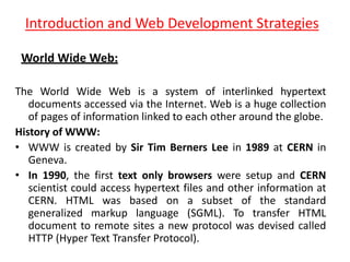 Unit 1 web technology uptu slide | PPTX