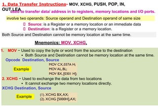 THE 8086 MICROPROCESSOR -architecture, basics | PDF