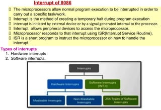 THE 8086 MICROPROCESSOR -architecture, basics | PDF
