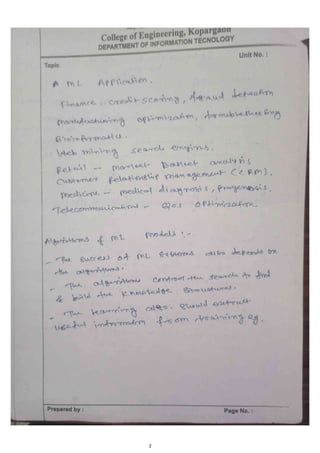 Unit_1_Introduction to Machine Learning Notes.pdf