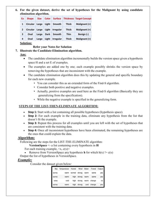 22PCOAM16_ML_Unit 1 notes & Question Bank with answers.pdf