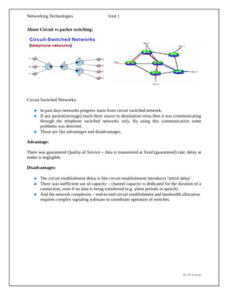 Networking Technologies Basic's complete notes | PDF