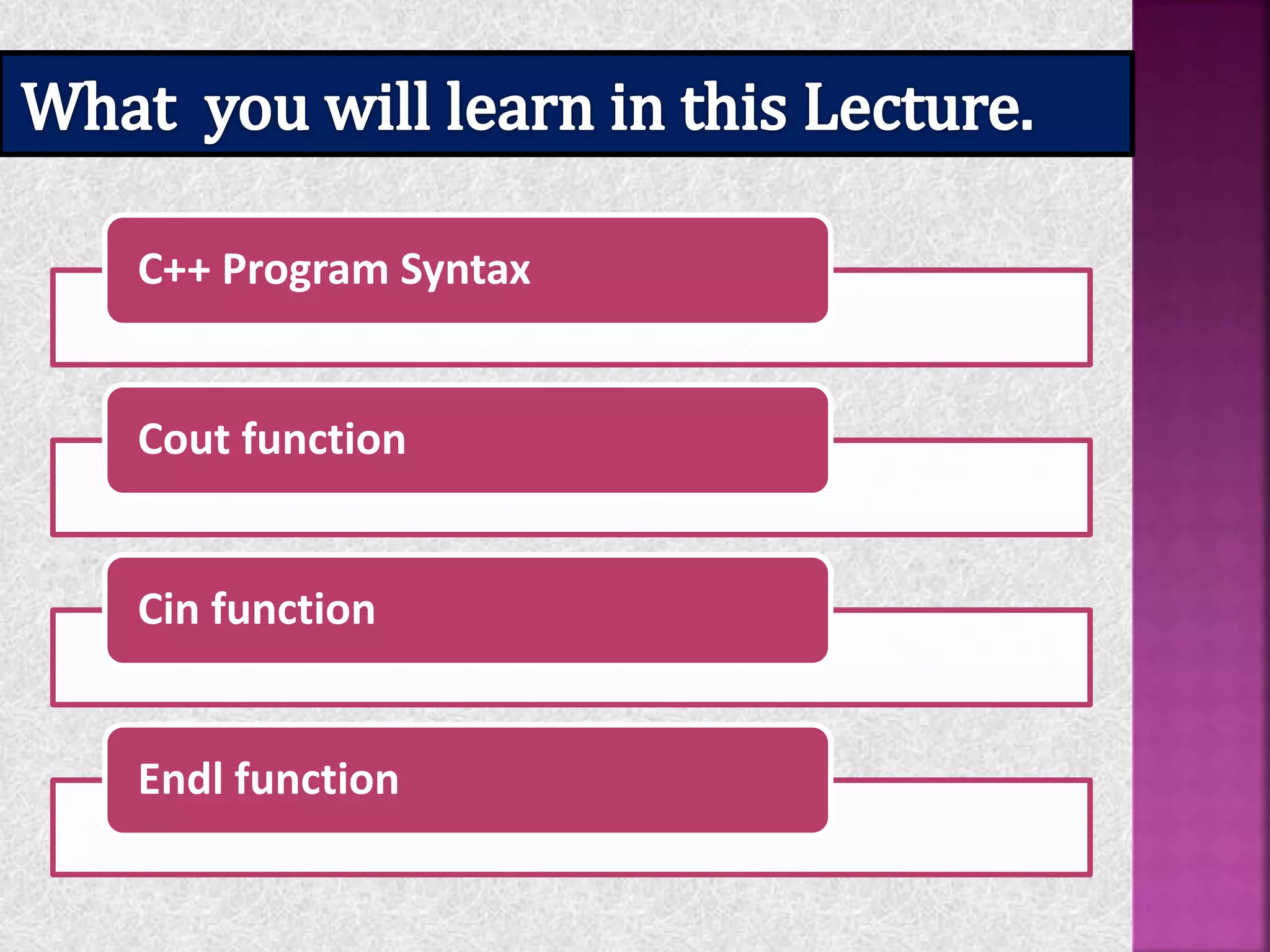 Unit 1 of c++ first program | PPT