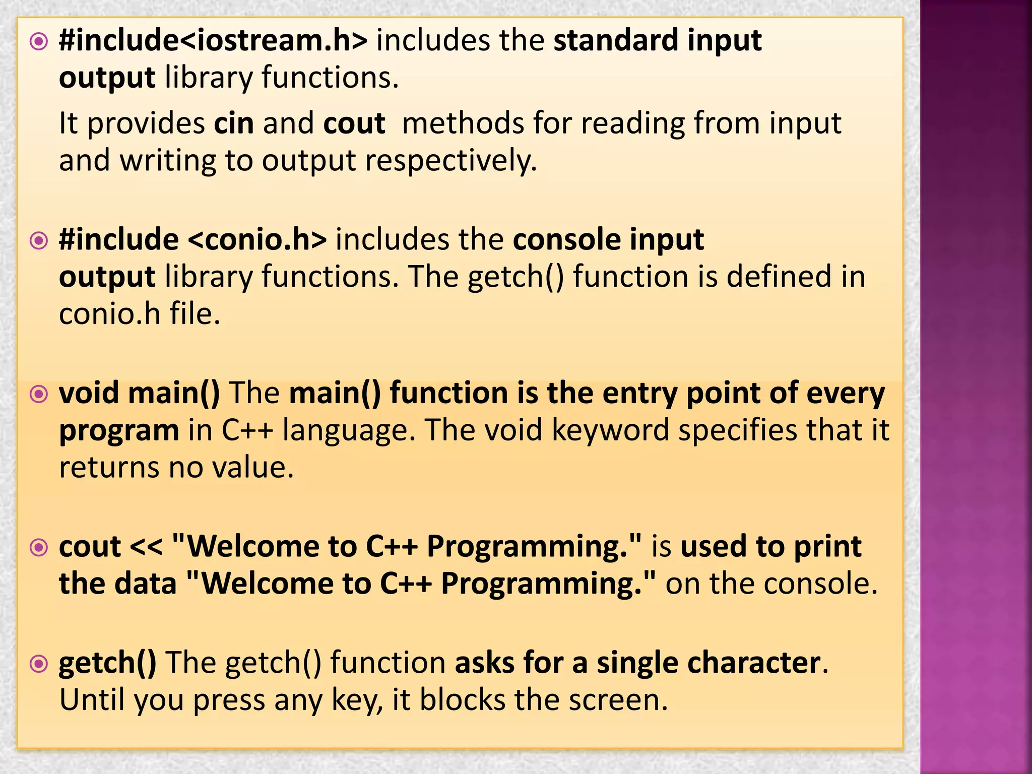 Unit 1 of c++ first program | PPT