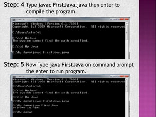 Unit 1 of java part 2 basic introduction | PPT