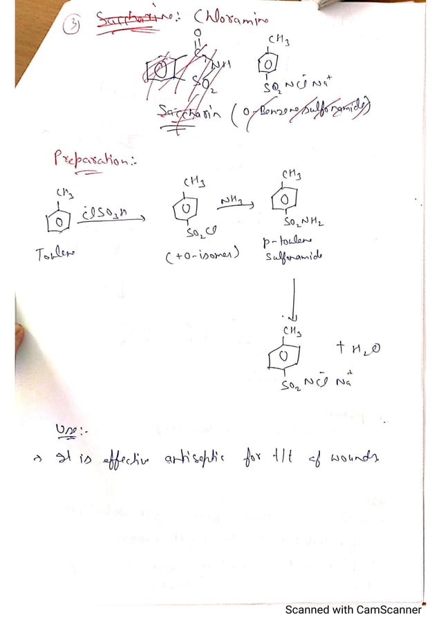Structure and uses of DDT, Saccharin, BHC and Chloramine