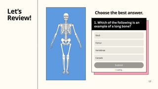 Let’s
Review!
Choose the best answer.
17
 