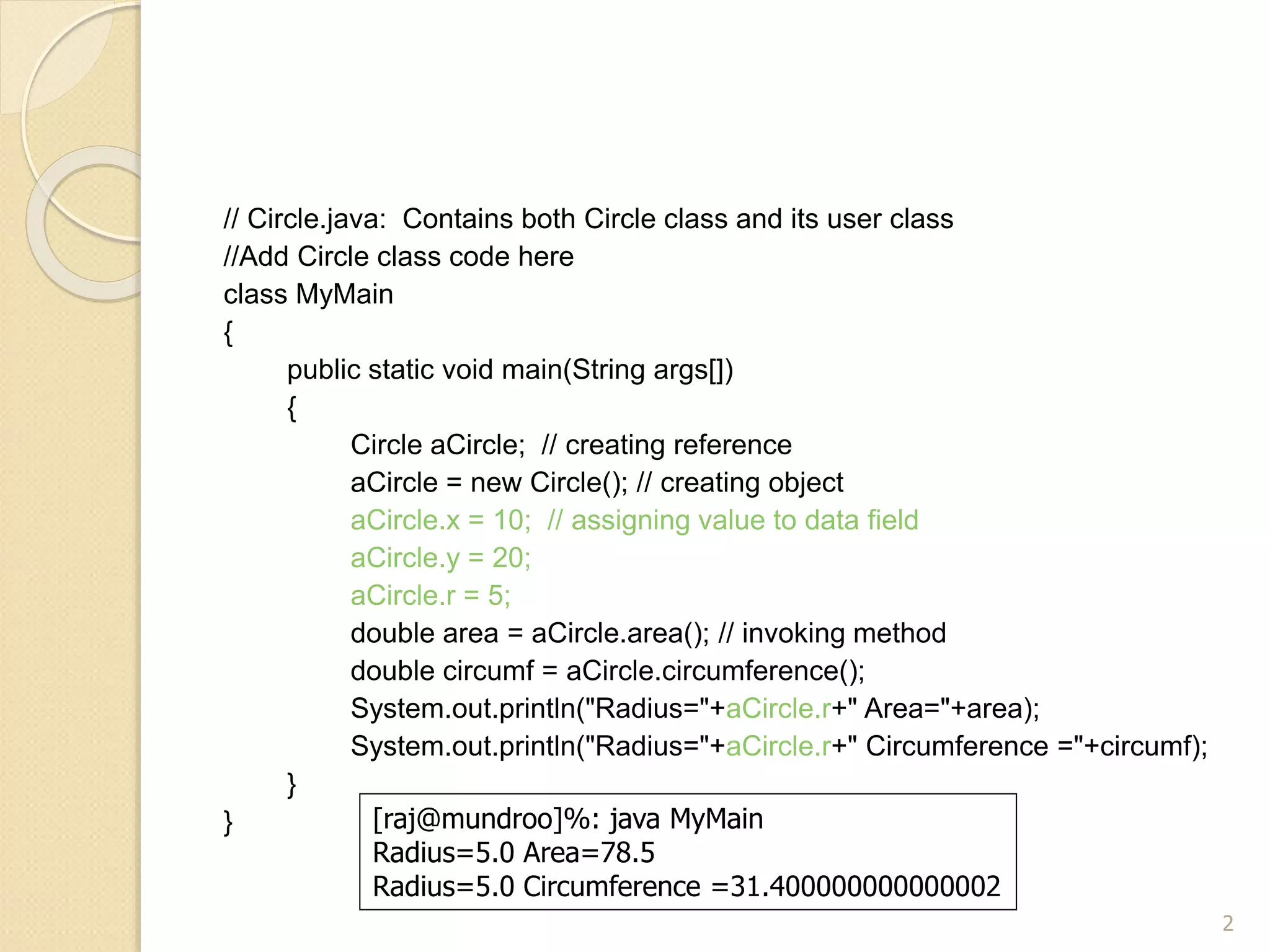 Unit 1 Part - 3 constructor Overloading Static.ppt