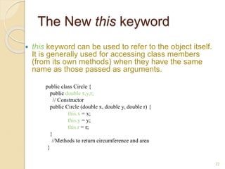 Unit 1 Part - 3 constructor Overloading Static.ppt