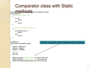 Unit 1 Part - 3 constructor Overloading Static.ppt