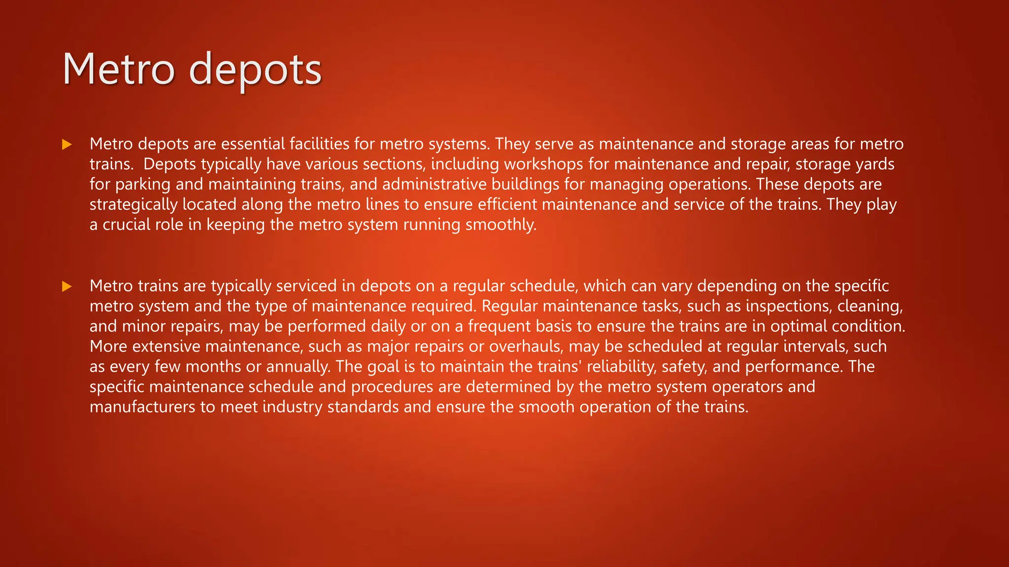 planning and development of metro systems | PPTX
