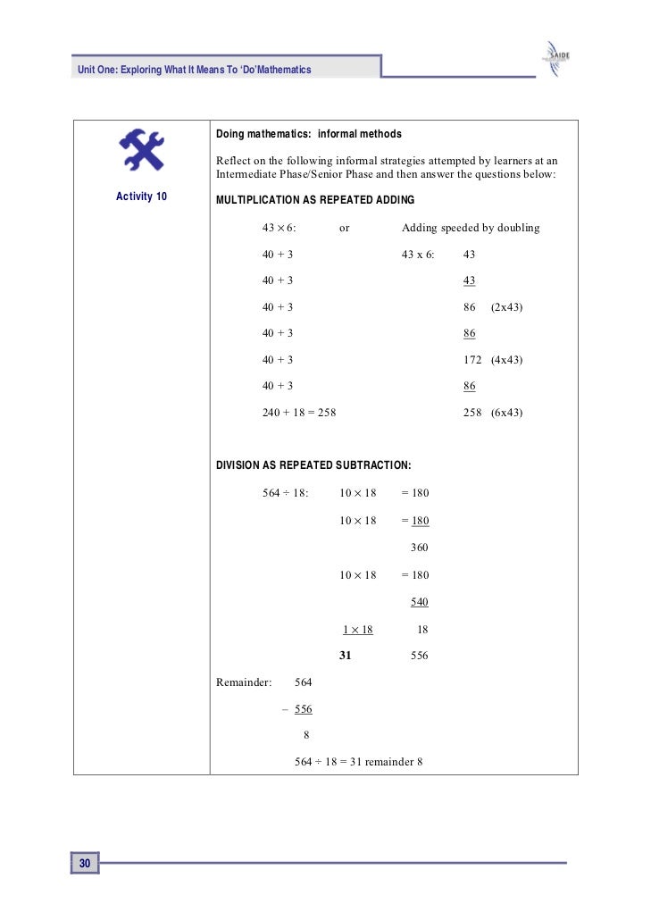 mathematics applications unit 1 pdf