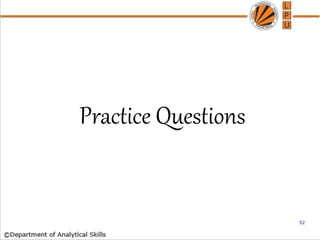 Practice Questions
92
 
