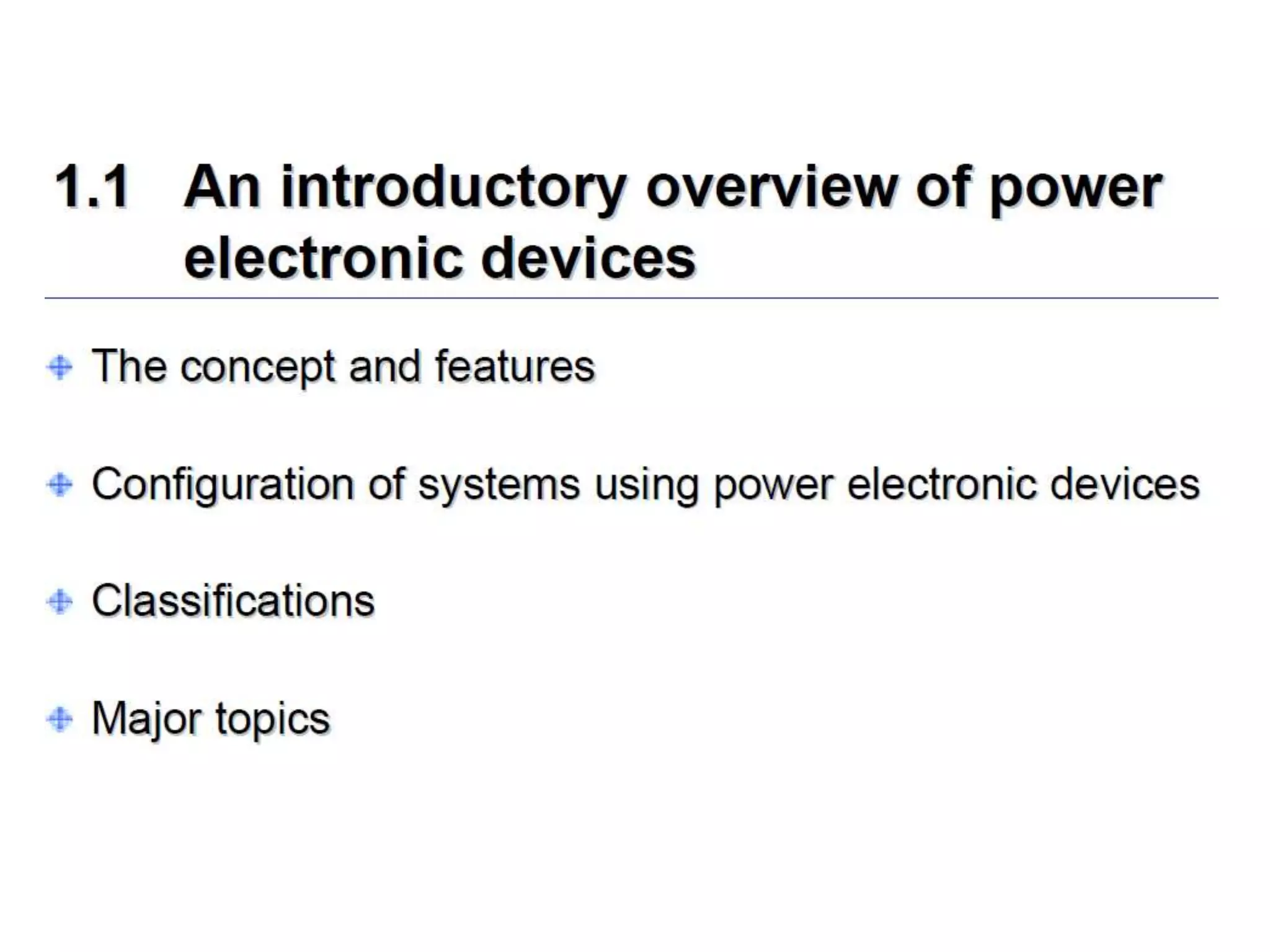 Unit 1 power electronics devices