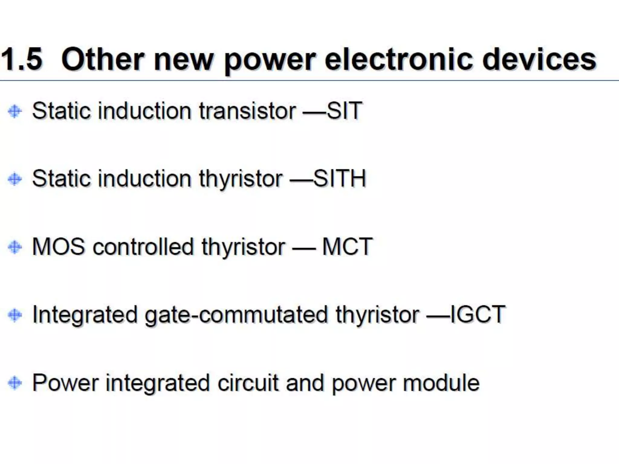 Unit 1 power electronics devices