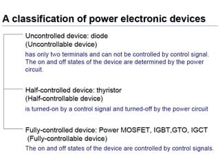 Unit 1 power electronics devices
