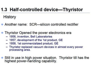 Unit 1 power electronics devices