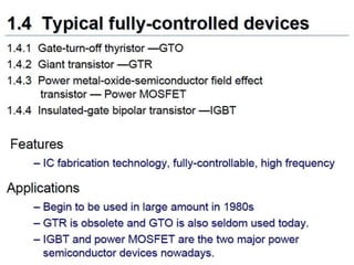 Unit 1 power electronics devices