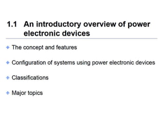 Unit 1 power electronics devices