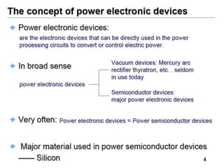 Unit 1 power electronics devices