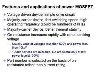 Unit 1 power electronics devices
