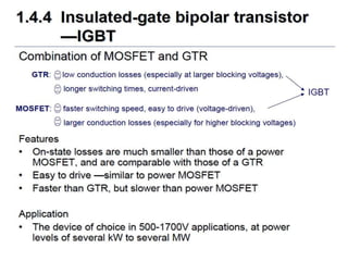Unit 1 power electronics devices
