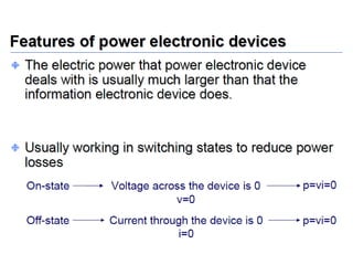 Unit 1 power electronics devices