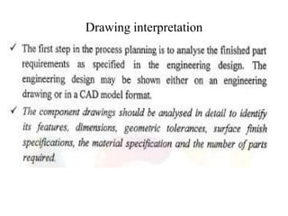 Drawing interpretation
 