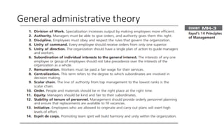 General administrative theory
 
