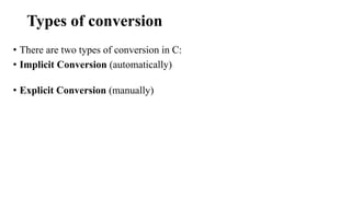 UNIT1 PPS of C language for first year first semester | PDF