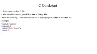 UNIT1 PPS of C language for first year first semester | PDF