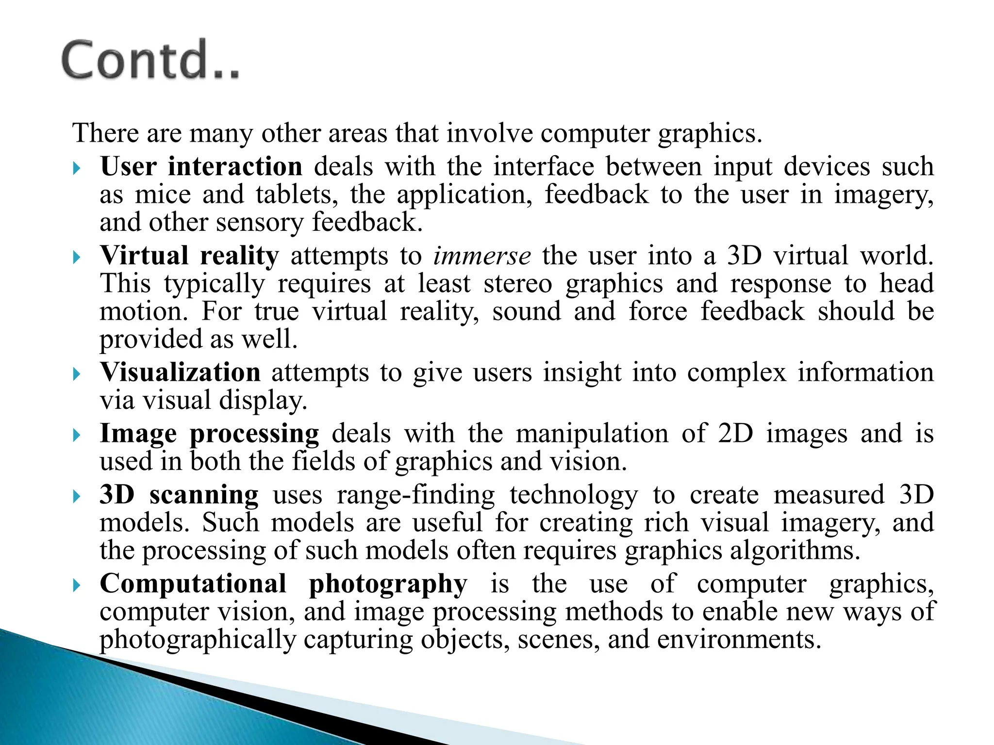 introduction to computer graphics unit 1 | PPTX