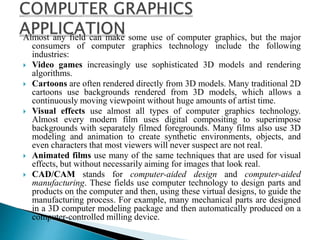 introduction to computer graphics unit 1 | PPTX