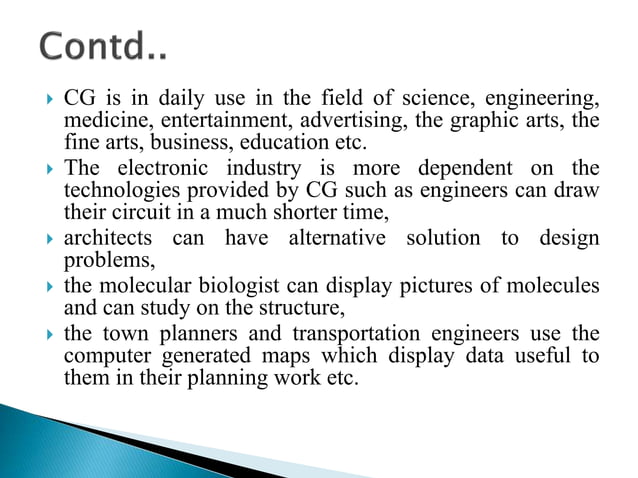 introduction to computer graphics unit 1 | PPTX
