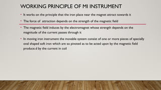 Mi Instrunment FUNDAMENTAL OF MEASUREMENT-ELECTRICAL AND ELECTRONICS MEASURMENT | PPTX