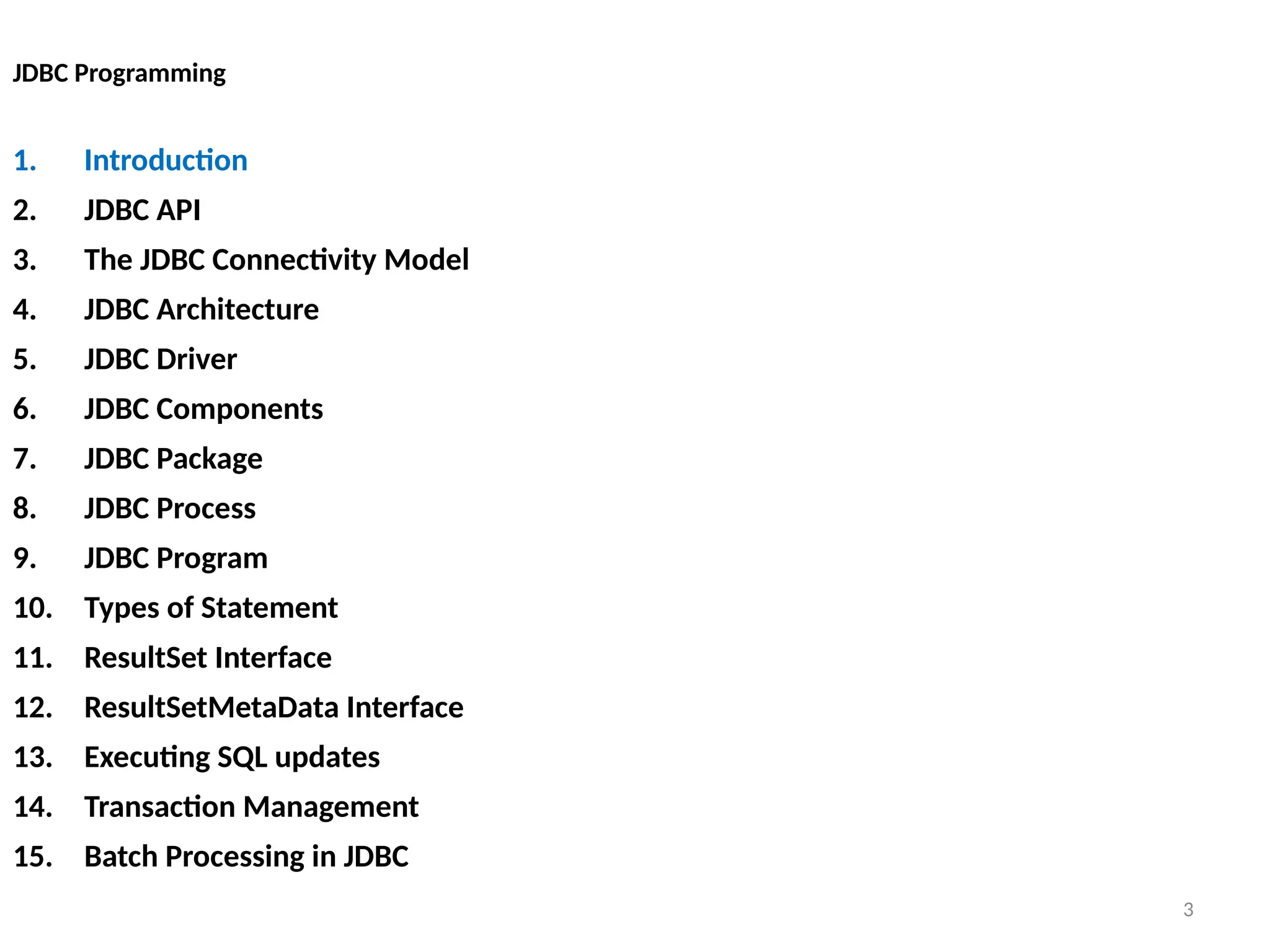 UNIT 1 PPT- FINAL.pptx Advance Java JDBC | PPTX