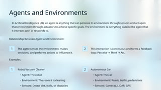 AI ARTIFICIAL INTELLIGENCE LECTURE NOTES | PPT