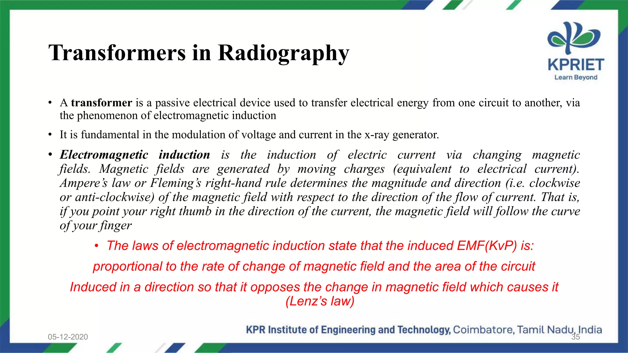 Unit 1 ppt notes /BM8702 /RADIOLOGICAL EQUIPMENTS | PPT
