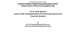 Introduction to Prestressed Concrete (PSC) | PDF