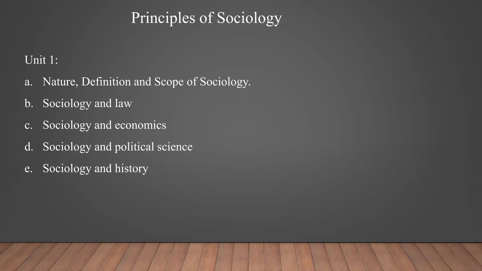 Basic Principles of Sociology (Nature and Scope) PPTX