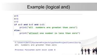 Example (logical and)
 