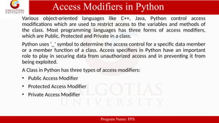 Unit 1 Python class and object.pptxbbvvvb | PPTX
