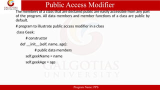 Unit 1 Python class and object.pptxbbvvvb | PPTX