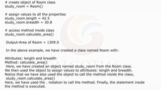 Unit 1 Python class and object.pptxbbvvvb | PPTX
