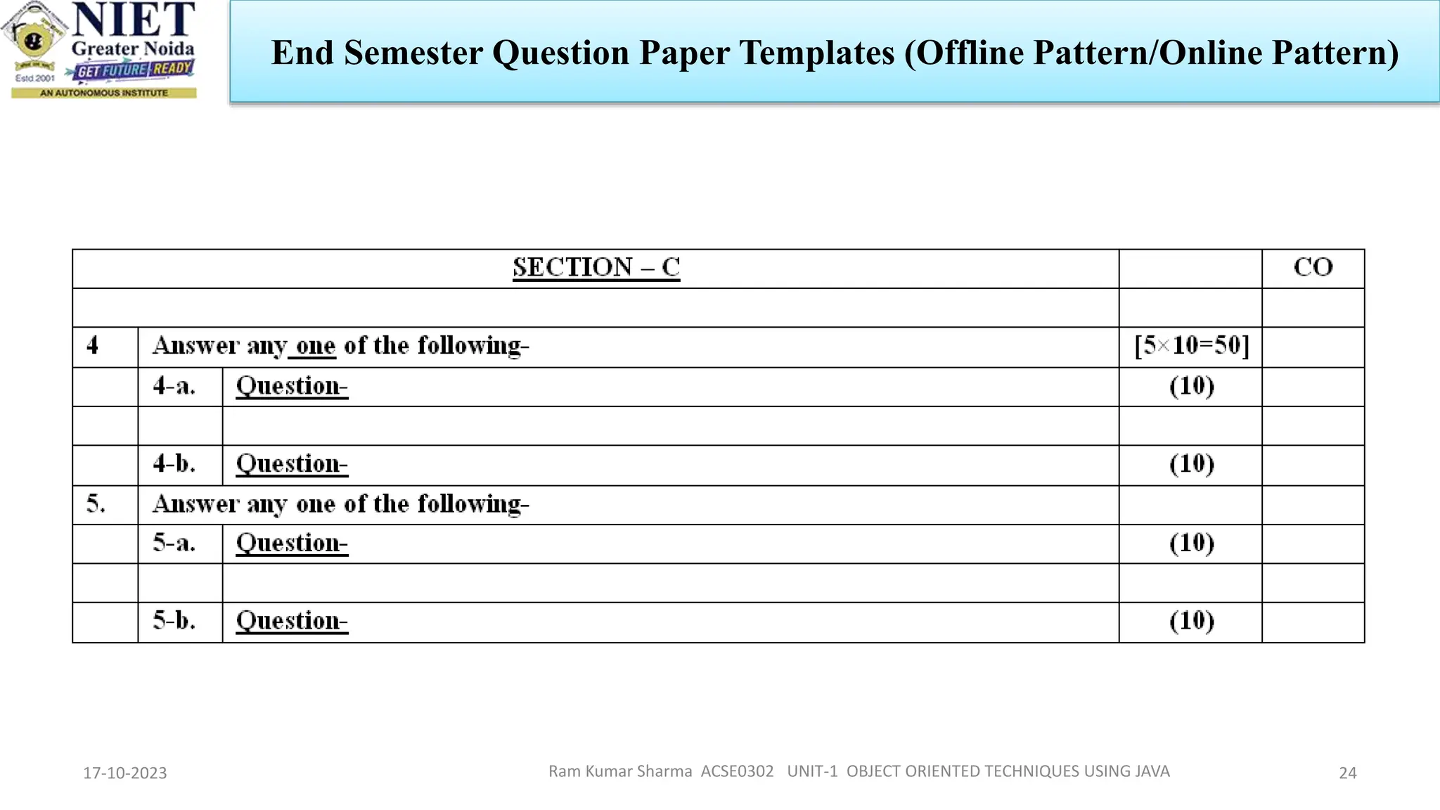 Object oriented programming using java | PPT | Programming Languages ...