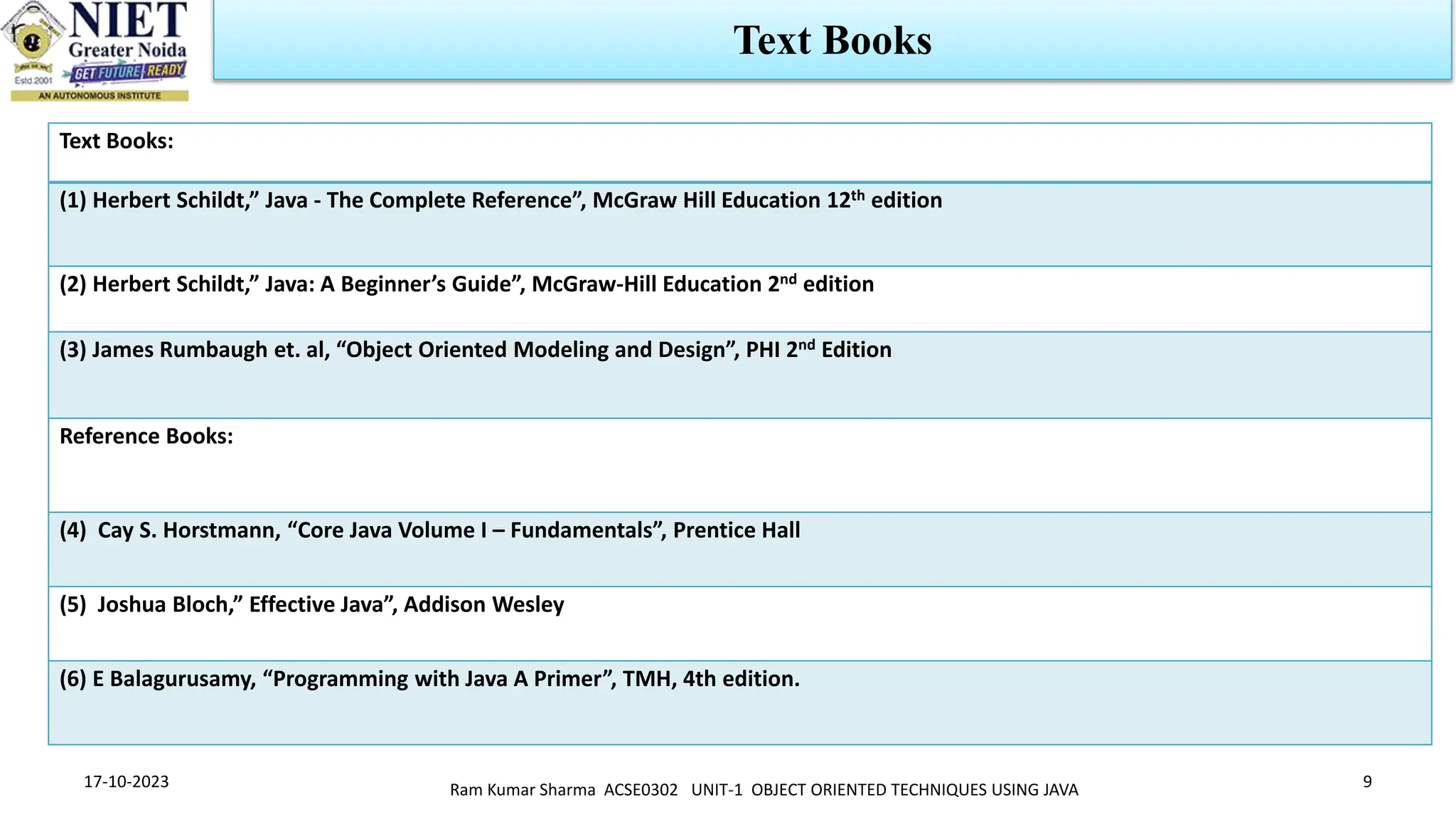 Object oriented programming using java | PPT