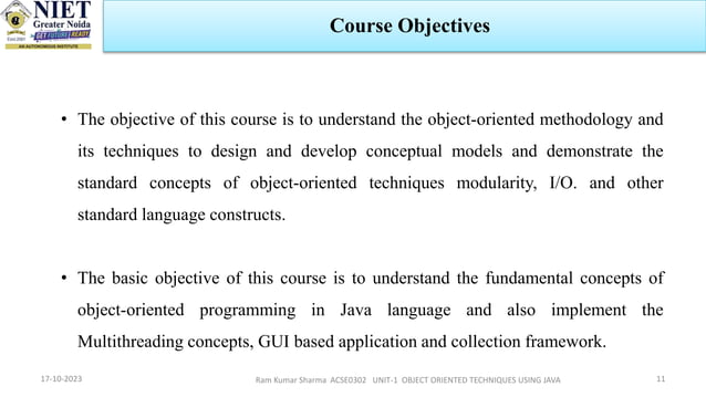 Object oriented programming using java | PPT | Programming Languages ...